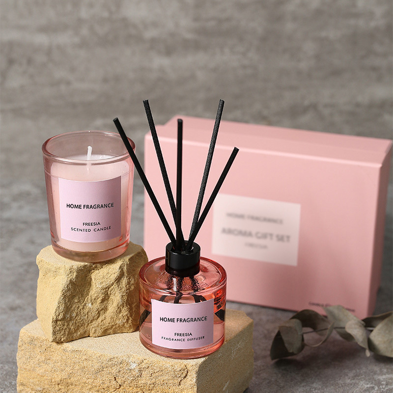 Home Fragrance Diffuser Refills - Set Hadiah Lilin dan Reed Diffuser