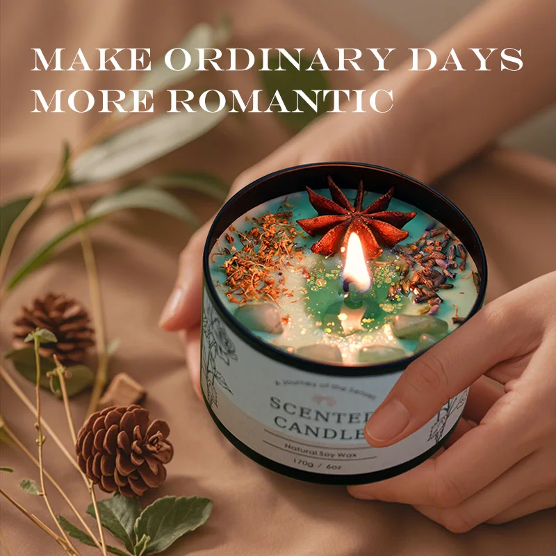 Home Fragrance Usa - Lilin Aromaterapi Kristal Kreatif 6OZ -