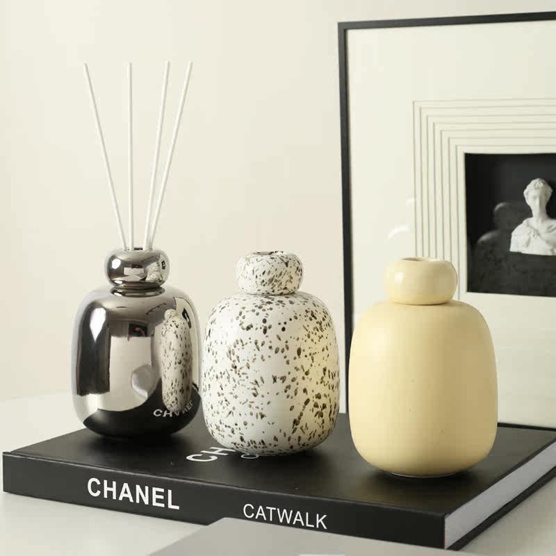 Home Fragrance Reed Diffuser - Botol Aromaterapi Keramik, Botol Reed Diffuser,