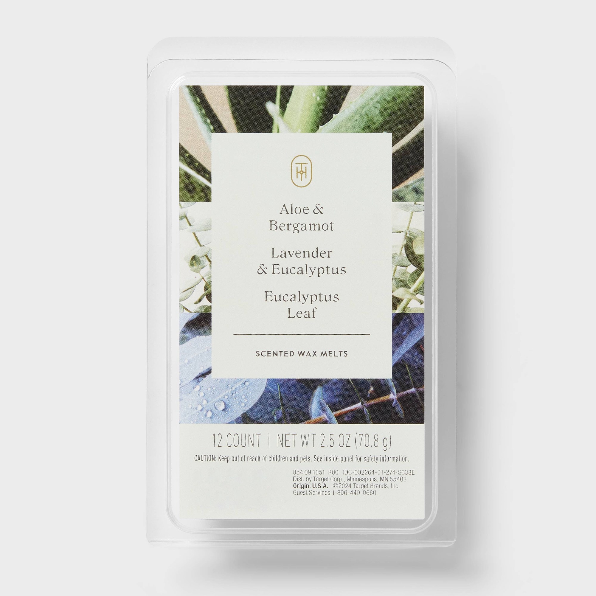 Home Fragrance Usa - Lilin Aromaterapi Botani 24ct dengan Aloe,
