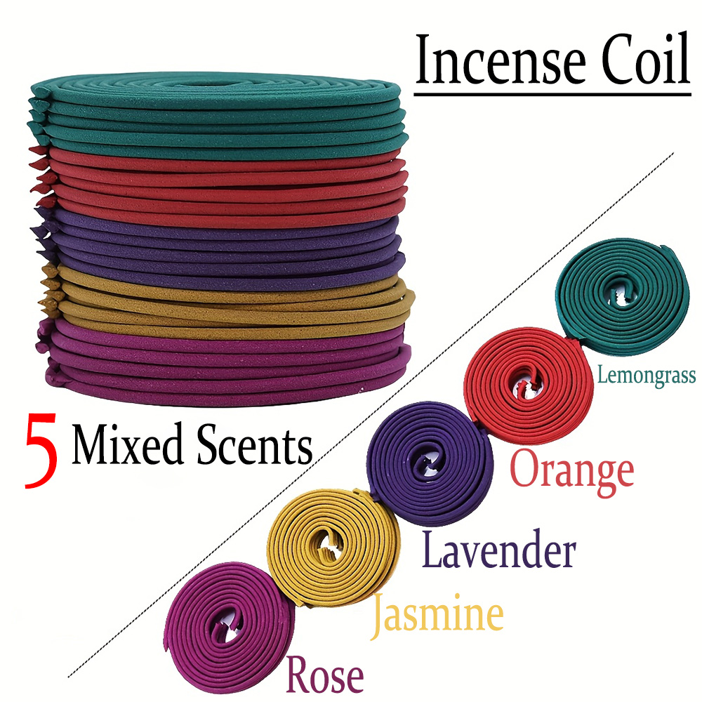 Quality Home Fragrance - Set Campuran Dupa Spiral Klasik Berkualitas