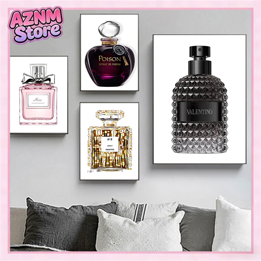 1 Buah Poster Kanvas Cetak Nor - Fragrance In Home ulasan dan harga