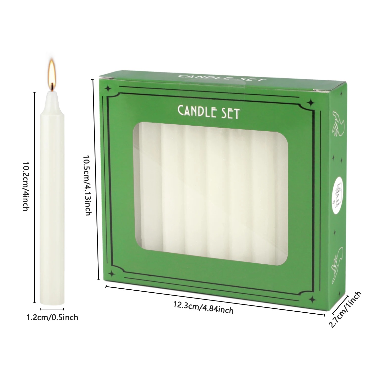 20-Pak Lilin Makan Malam Berku - Quality Home Fragrance ulasan dan harga
