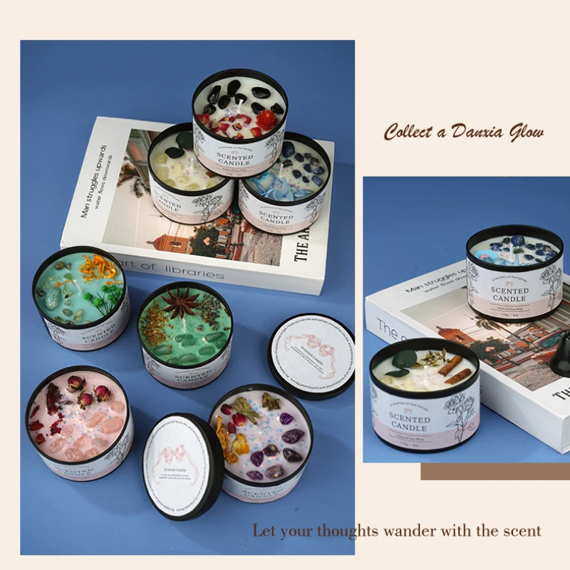 Lilin Aromaterapi Kristal Krea - Home Fragrance Usa ulasan dan harga