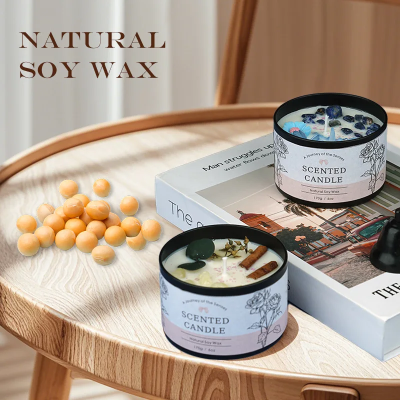 Lilin Aromaterapi Kristal Krea - Home Fragrance Usa ulasan dan harga